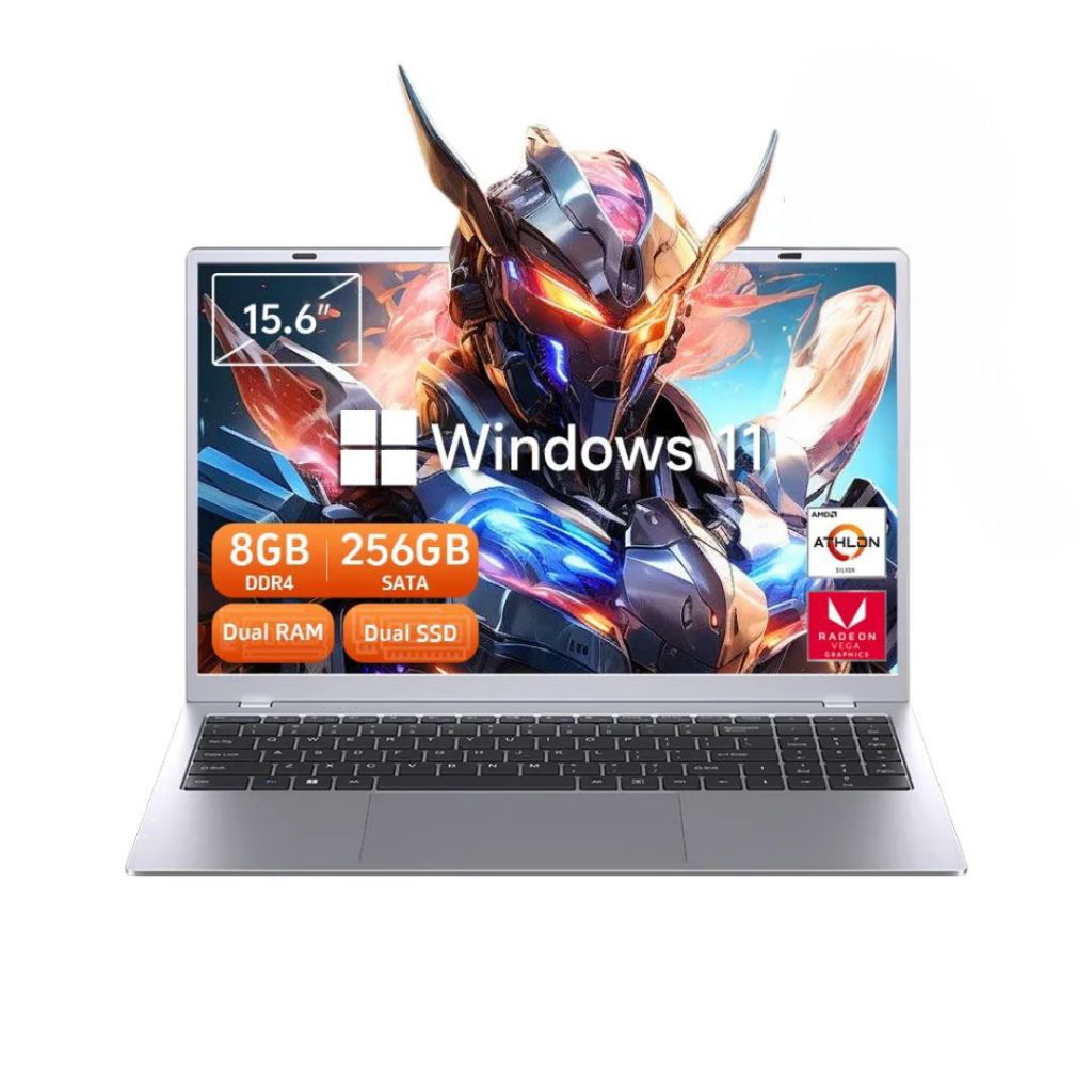 Laptop15,6 Inci AMD RAM 8GB SSD 256GB Windows 11 Pro Laptop WIFI6 BT5 1920x1080 IPS