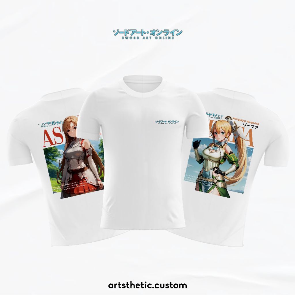Kaos Anime Sword Art Online | SAO | Kaos Anime Unisex