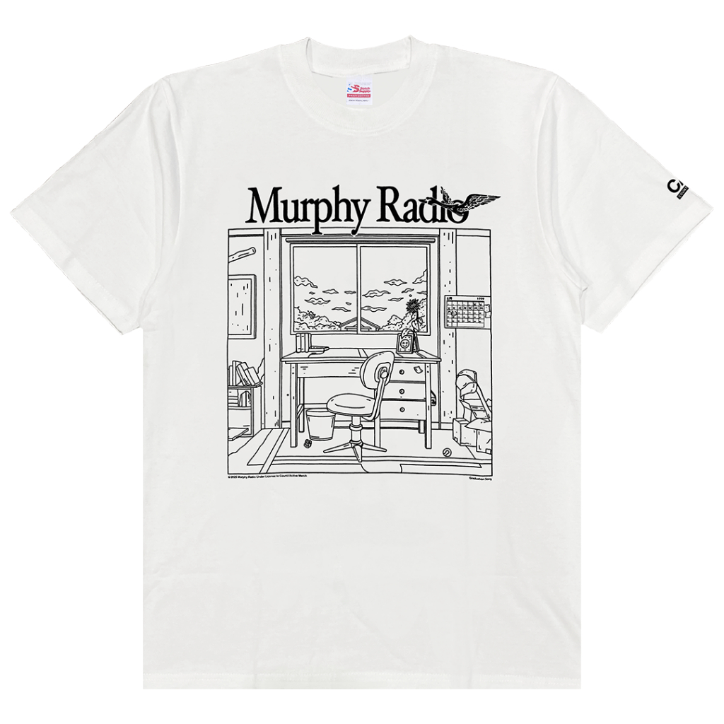 Tshirt MURPHY RADIO - GRADUATION SONG White | Murphy Radio Official Merchandise