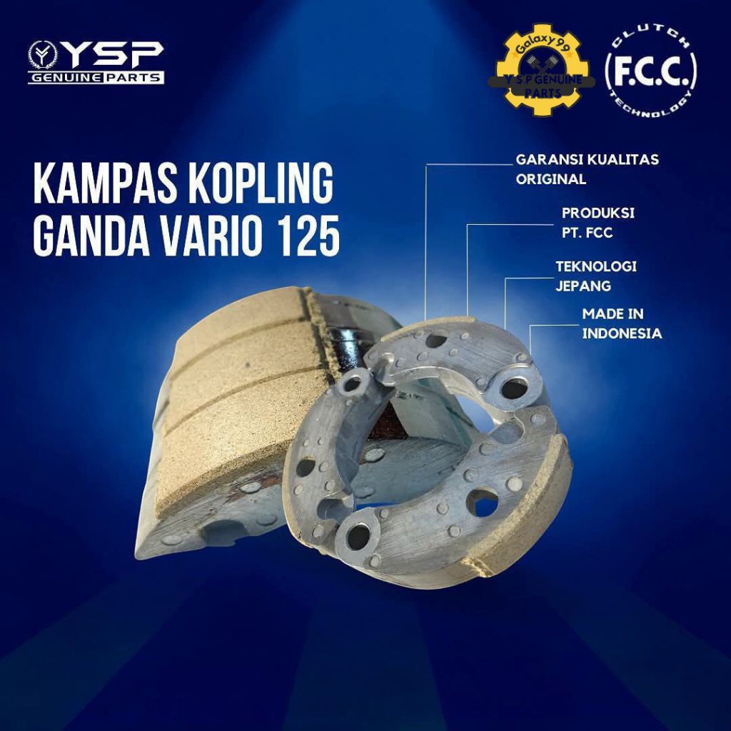 Grosir ysp kampas Ganda Only Vario 125,PCX CBU,PCX 150 CBU YSP (KWN)