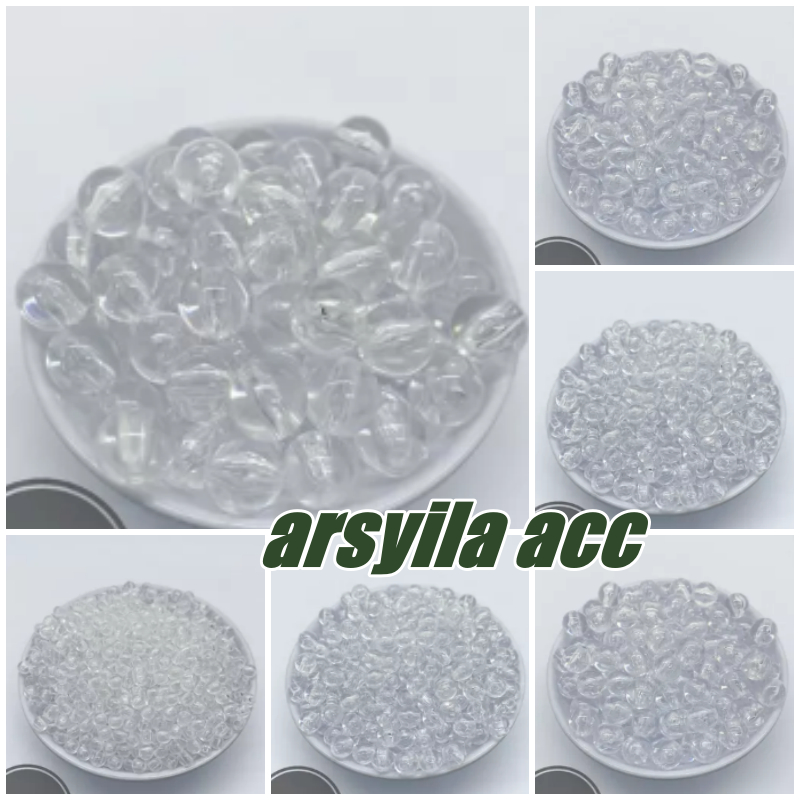 15 Gram Manik Mote Bulat Bening Polos Transparan 4MM 6MM 8MM 10MM