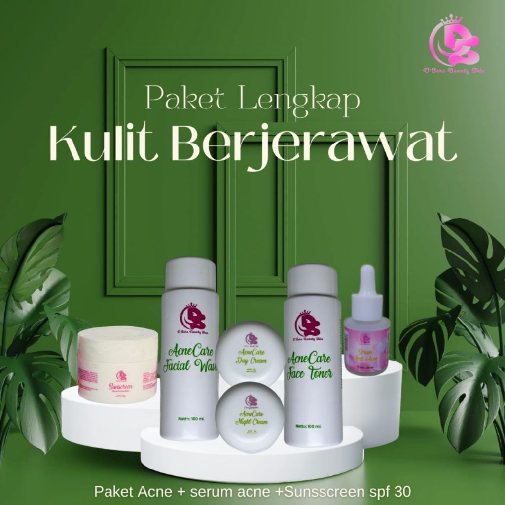 D'SARS PAKET LENGKAP BERJERAWAT || D'SARS ACNE SERIES