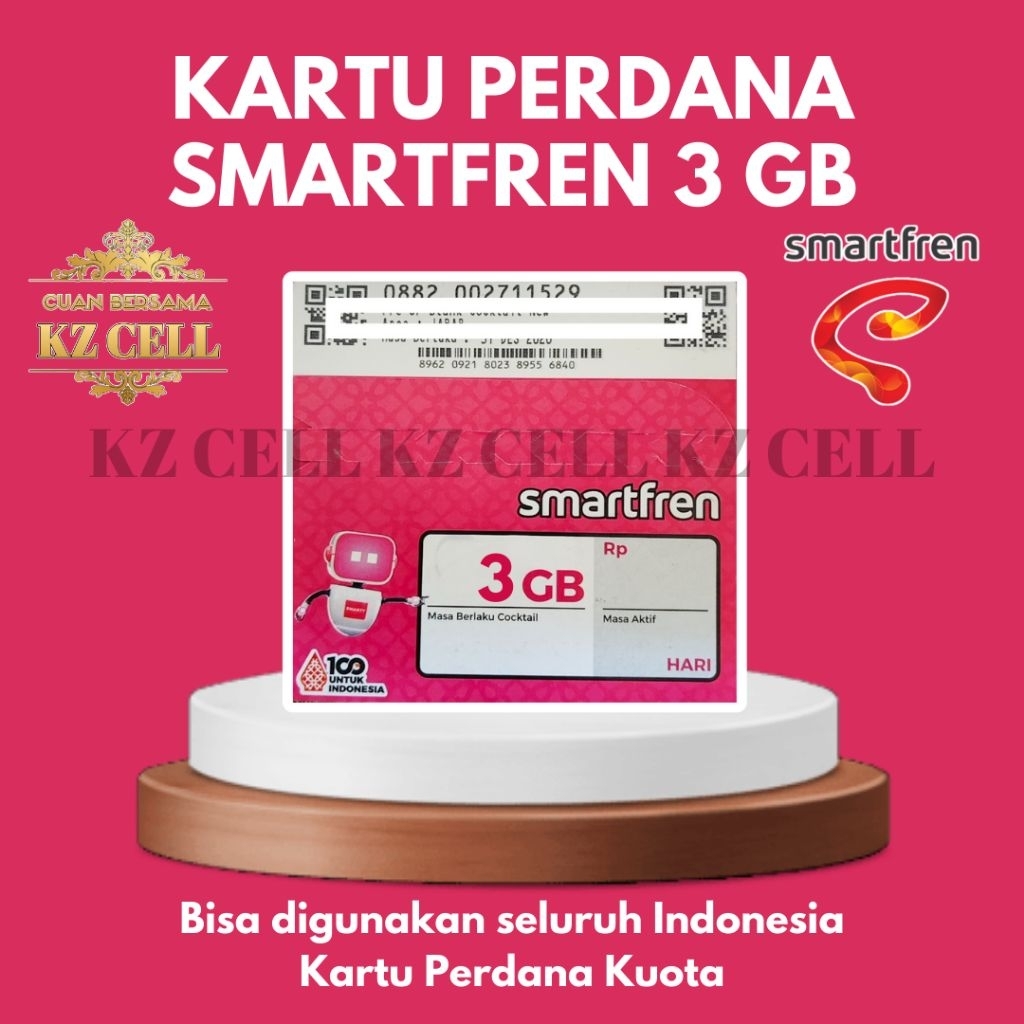 Kartu Perdana Smartfren 3 GB