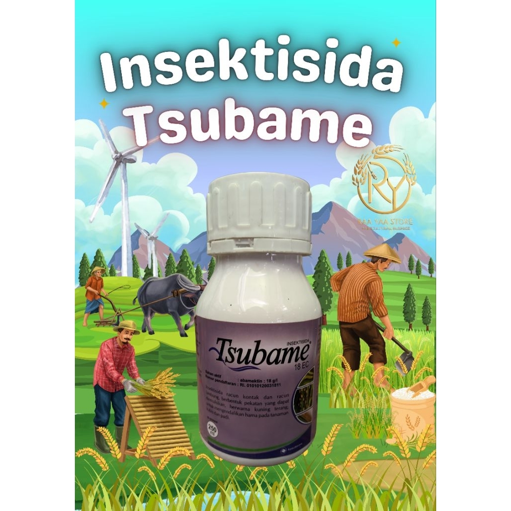 INSEKTISIDA TSUBAME 18 EC 250 ML BAHAN AKTIF ABAMECTIN