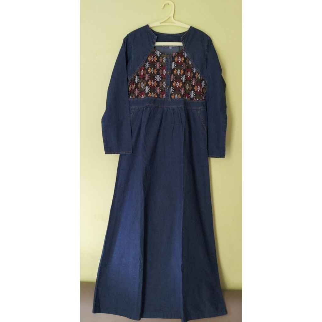 Gamis Denim Perempuan Preloved