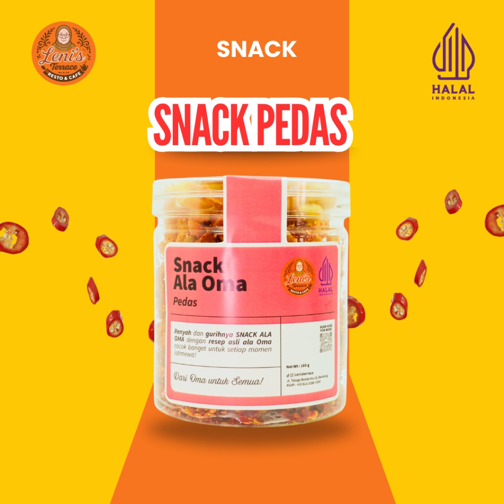 

Snack Ala Oma Pedas Premium Halal & Enak