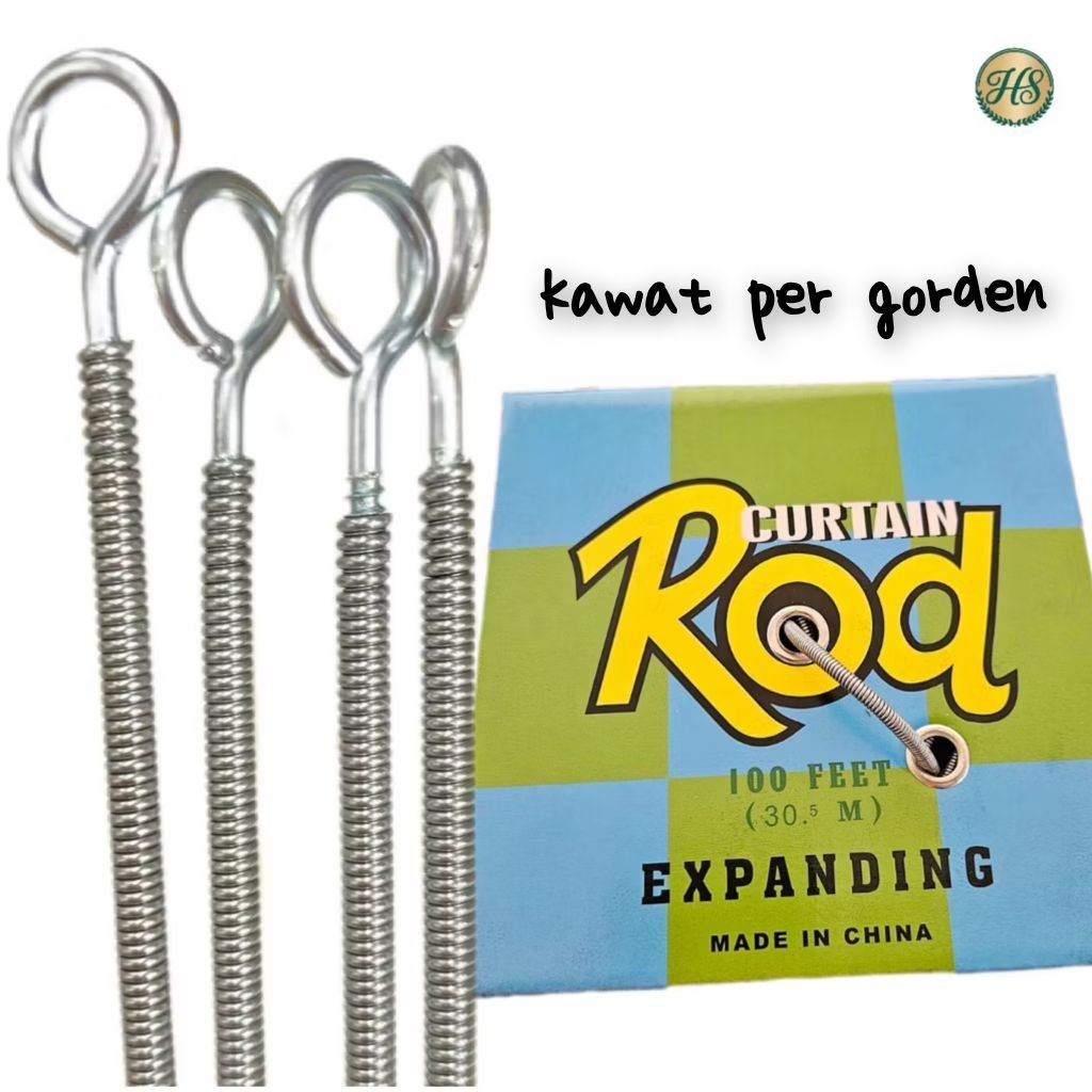 Kawat Per Stik gorden kupu kupu minimalis/batang gorden kolong dapur
