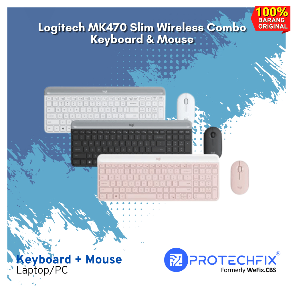 Logitech MK470 Slim Wireless Combo Keyboard & Mouse