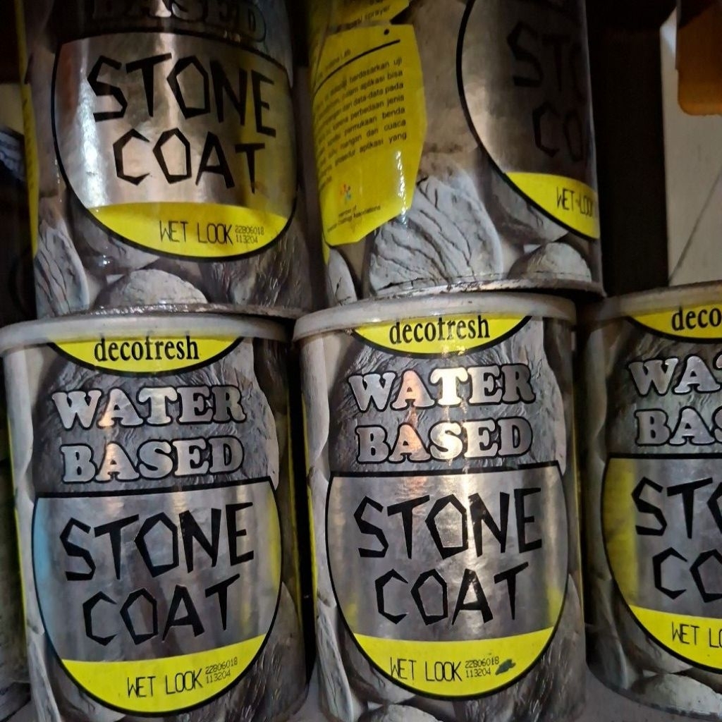 cuci gudang.cat batu alam warna hitam