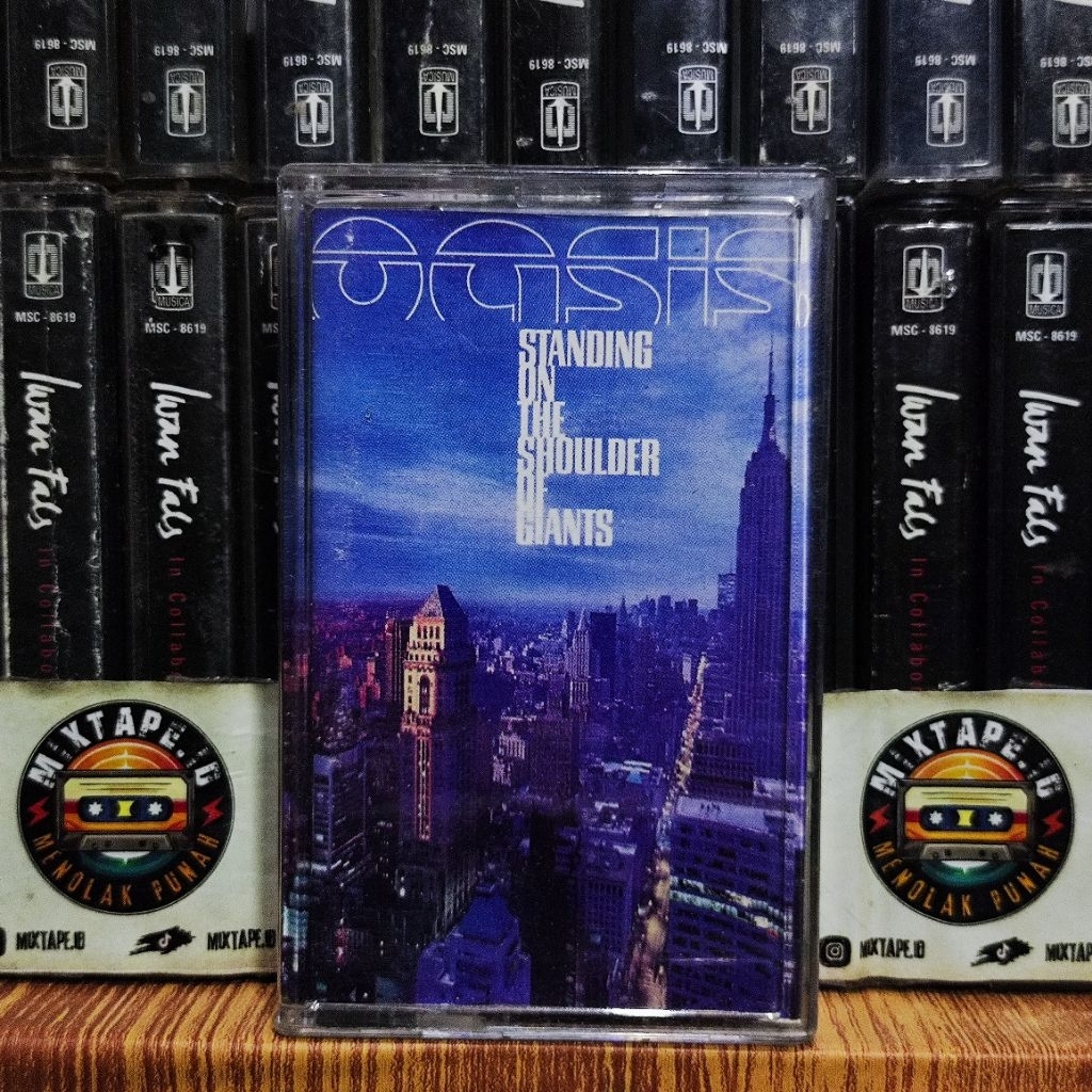 Kaset - Oasis - Standing On The Shoulder of Giants - Radio Tape - Kaset Pita - Radio - Pemutar Kaset
