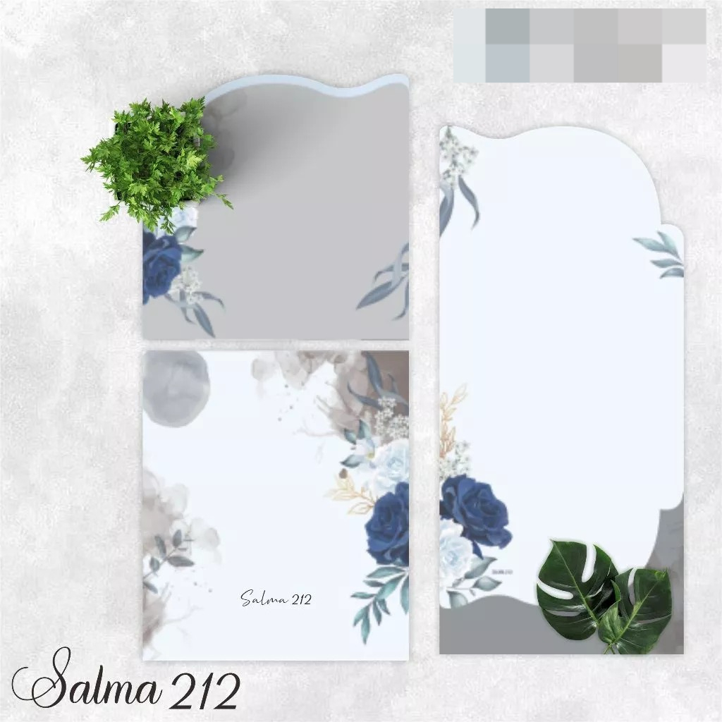 BLANGKO UNDANGAN PERNIKAHAN KOSONGAN - BLANGKO KOSONG  SALMA 212