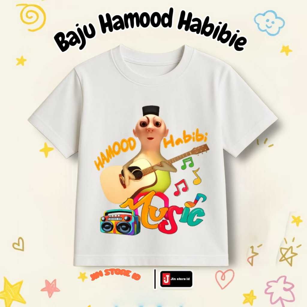 baju hamud habibi anak santai harian usia 1-12 tahun baju hamood habibi