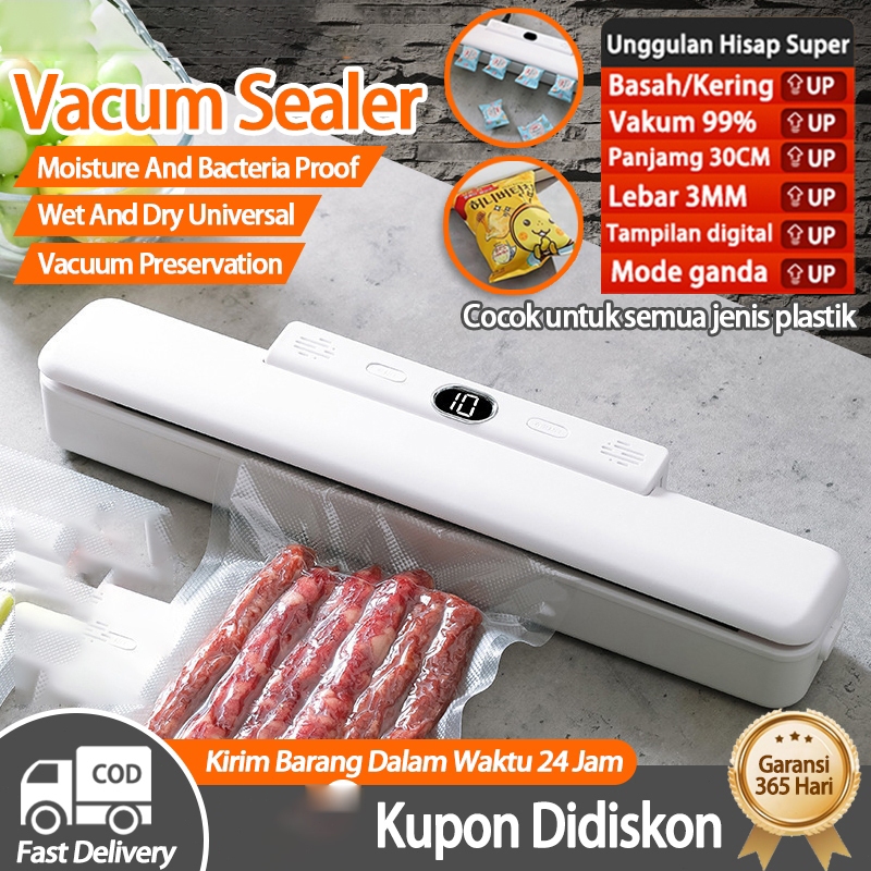 Vacum Sealer Alat Vakum Makanan / Alat Vacum Makanan Frozen / Mesin Vacum Makanan