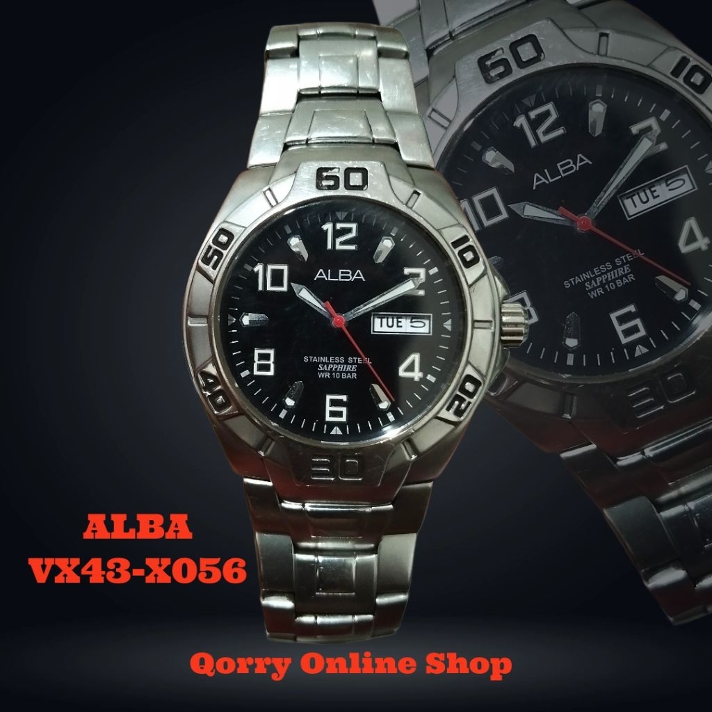 Jam Tangan Pria Alba VX43-X056 Original // Preloved Watches
