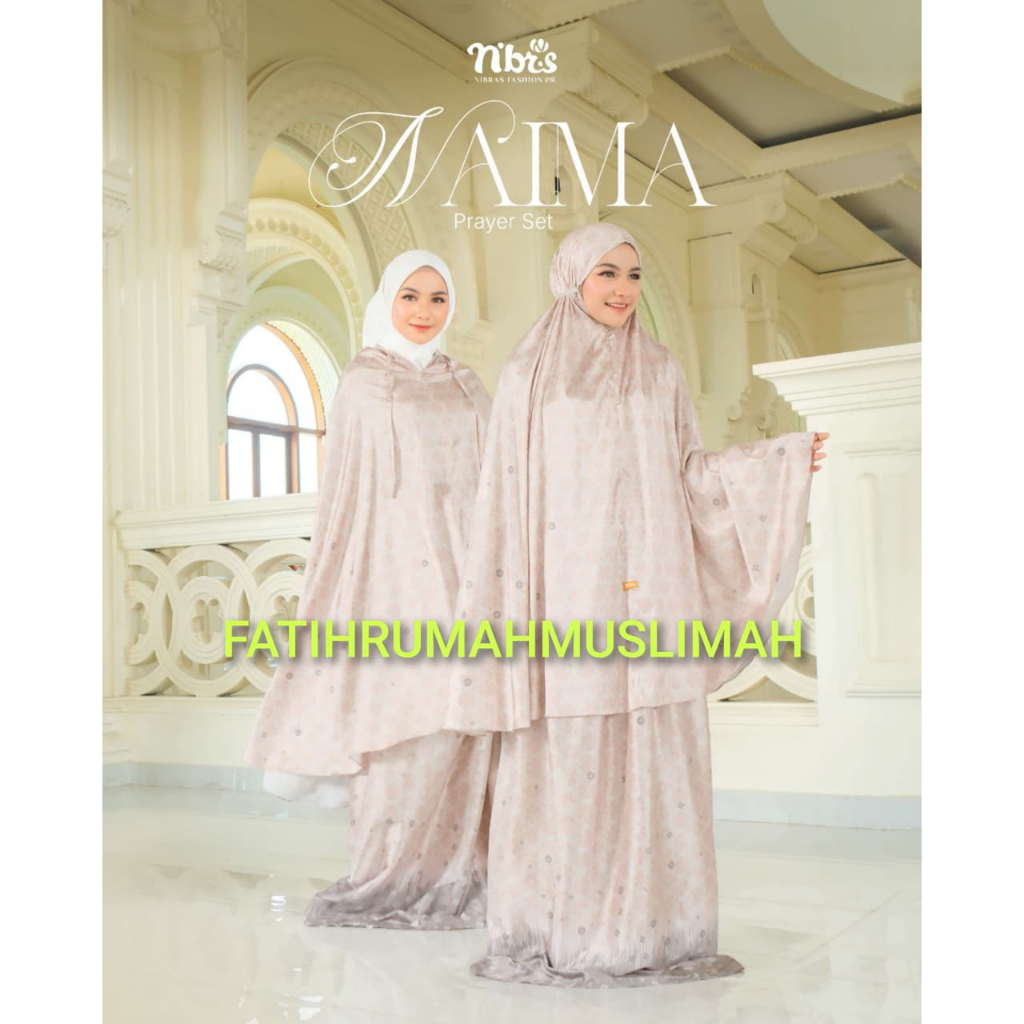 NEW / TERBARU / NIBRAS / MUKENA DEWASA / MUKENA NIBRAS / MUKENA / NAIMA PRAYER SET / NAIMA PRAYER SE