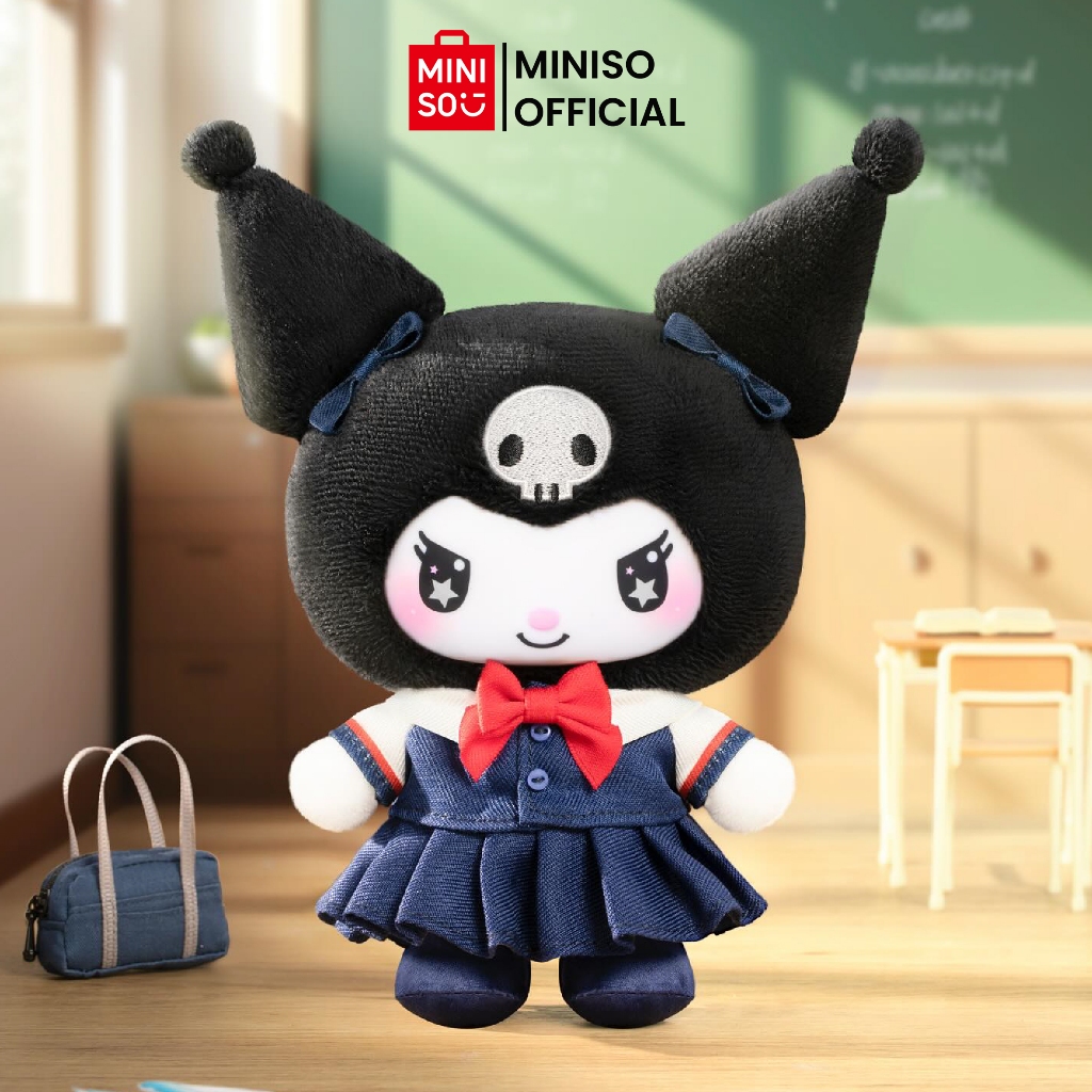 MINISO TOY - Miniso x TOPTOY - KUROMI School Life Series Plush Pendant Blind Box Gantungan Tas Lucu 