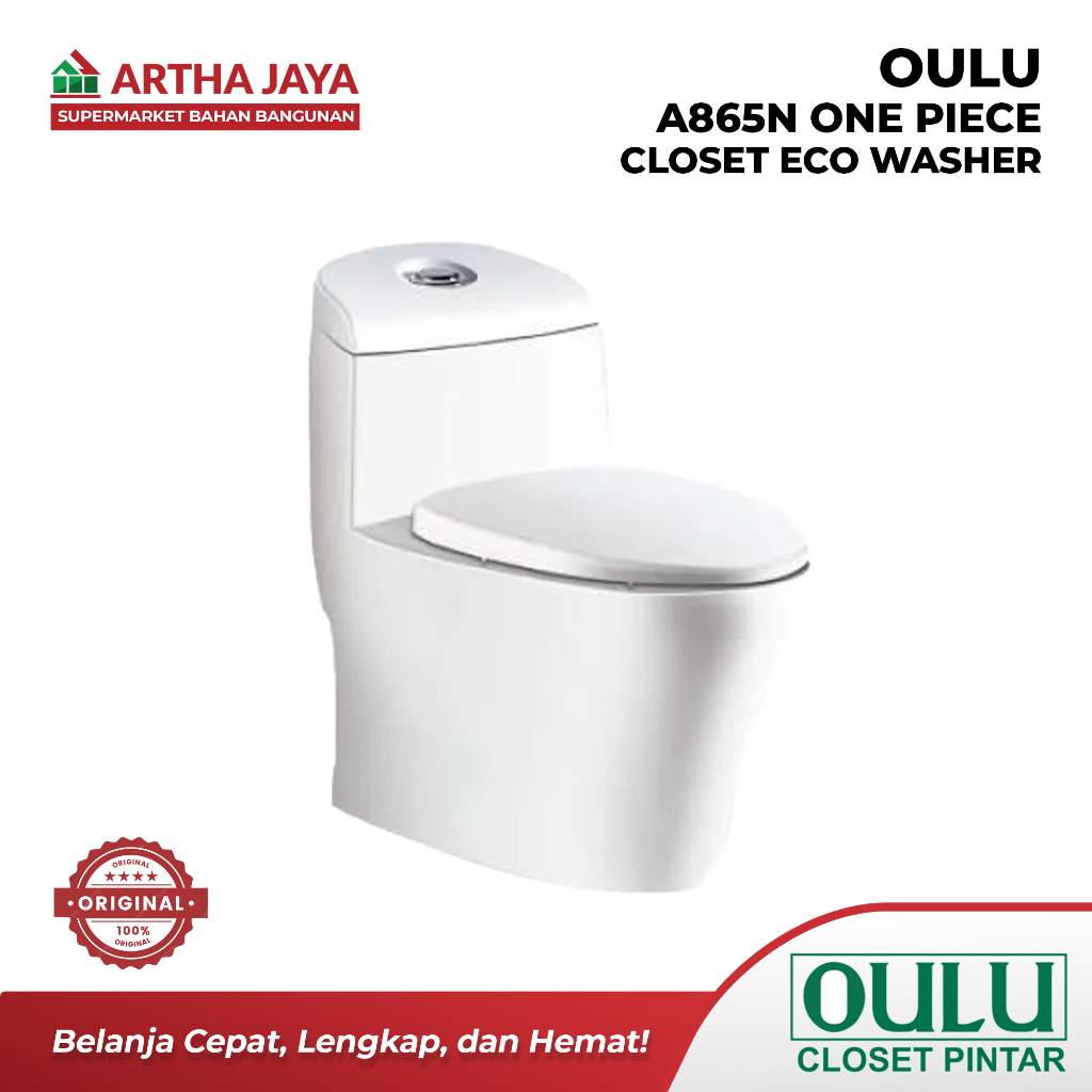 OULU A865N ONE PIECE CLOSET ECO WASHER / Closet Duduk