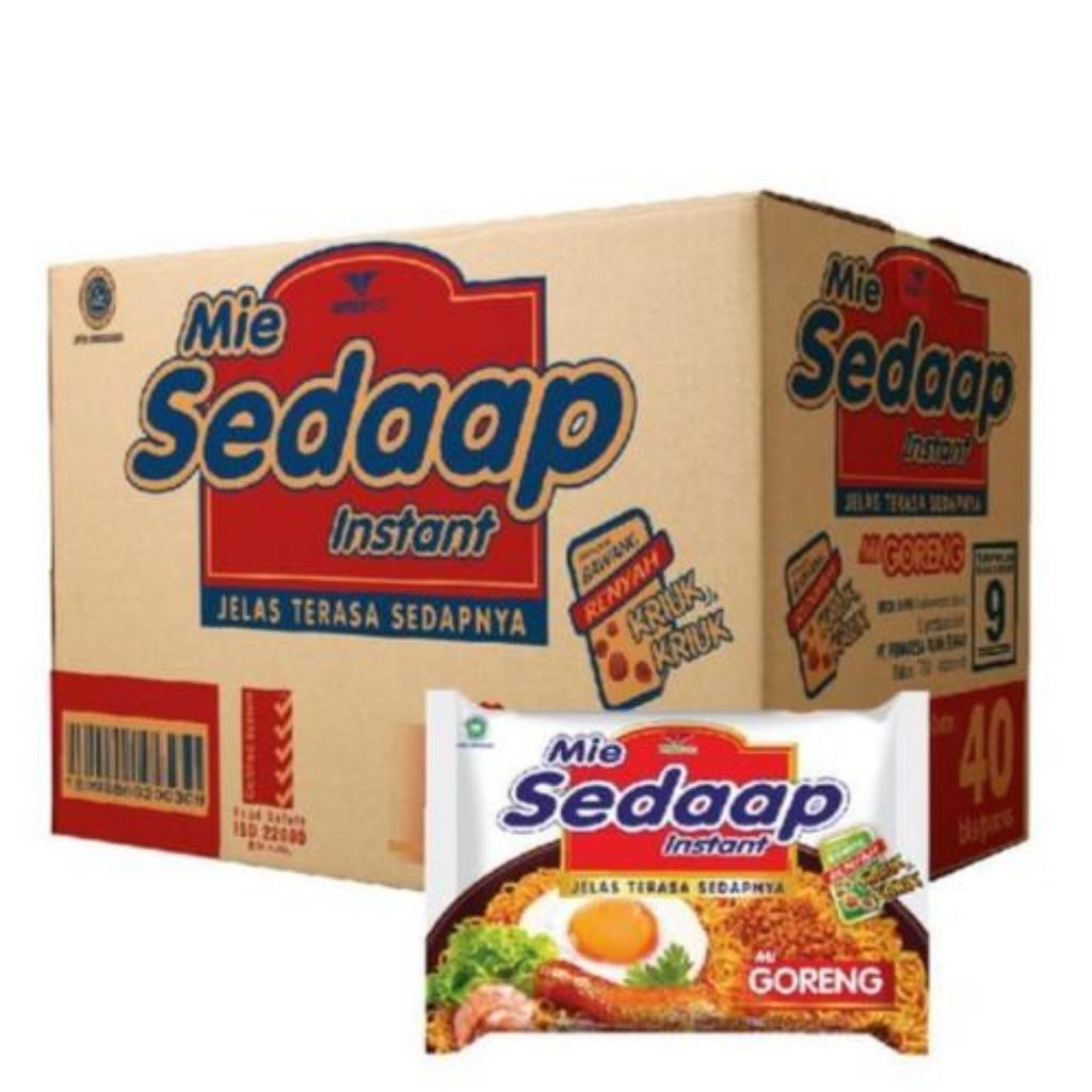 MIE GORENG SEDAP 90 GRAM 1 DUS MURAH