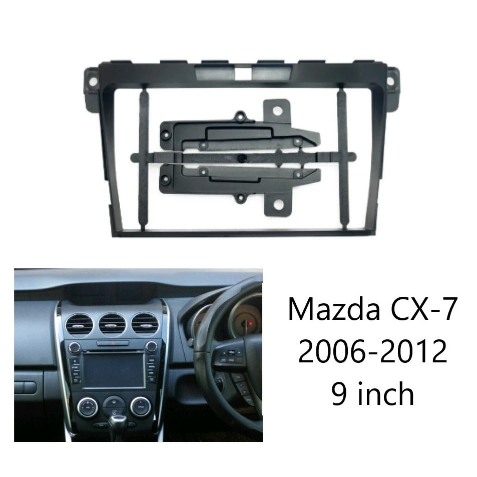 S_NET FRAME HEAD UNIT ANDROID 9 INCH MAZDA CX7 CX-7 2006 - 2012