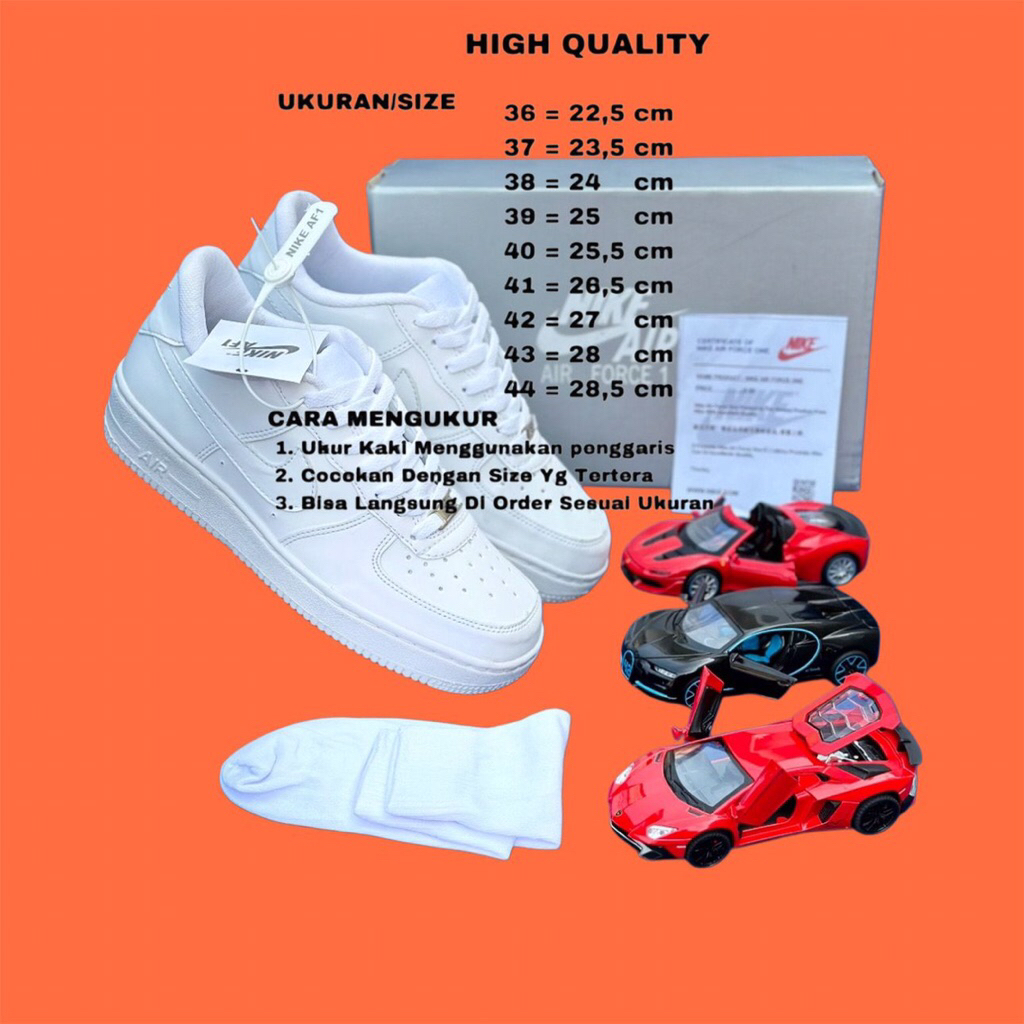 Original _ Sepatu Sneakers Putih Pria Wanita