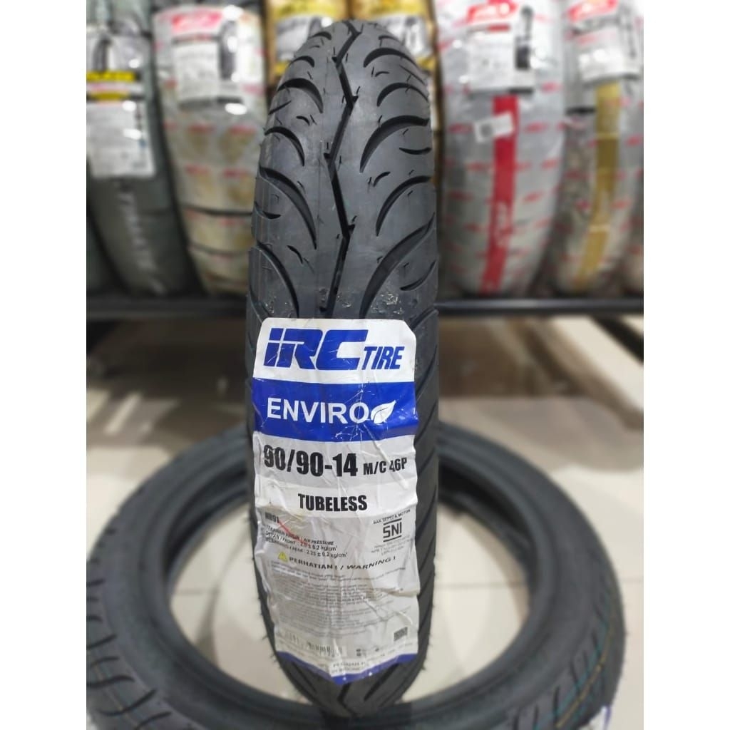 BAN MATIC TUBELESS MERK IRC 90/90 RING 14