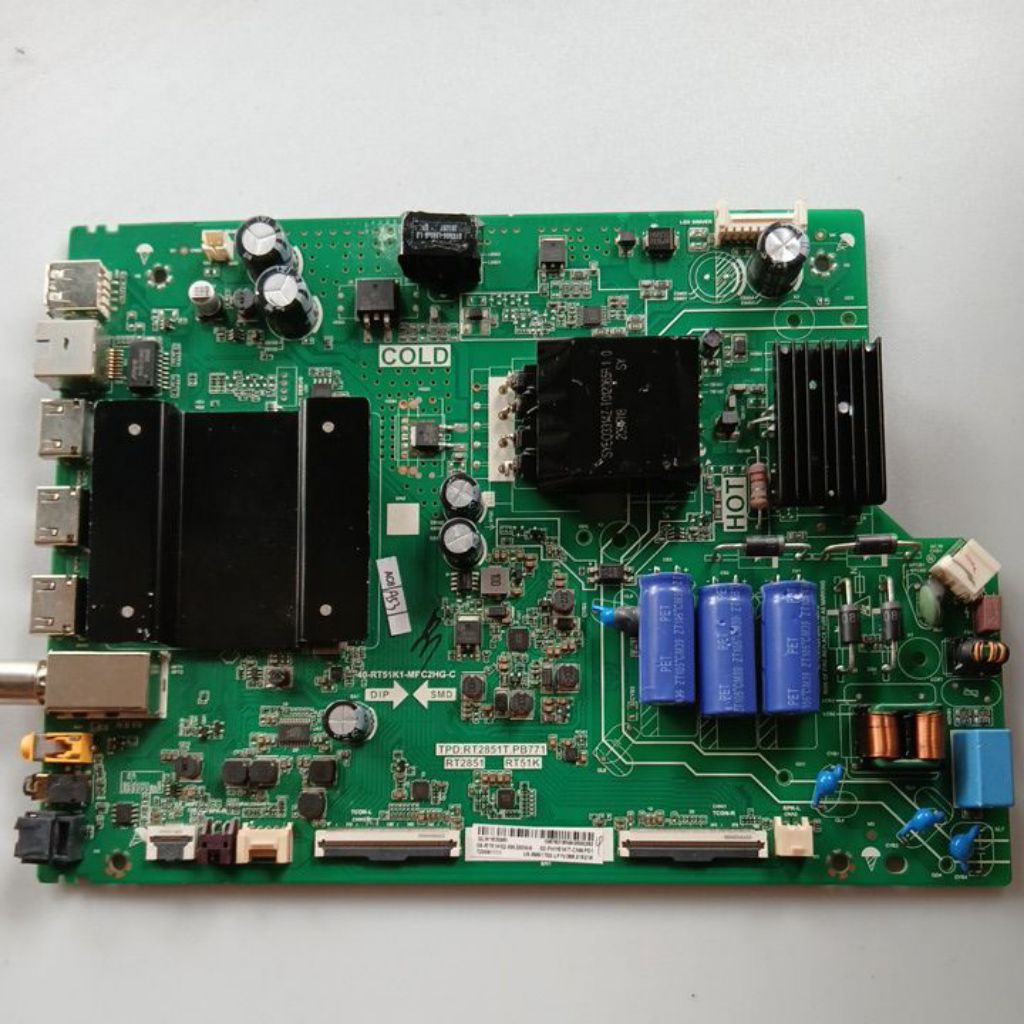MESIN TV TCL43P615 MAINBORD TV TCL43A8