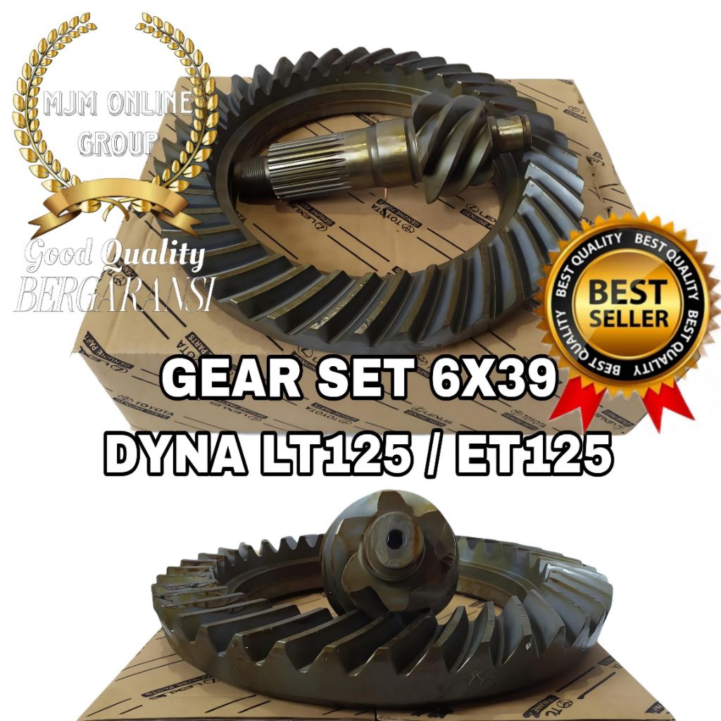 Gear set Gigi Gardan Dyna Lt125 Et125 125lt 125et 6x39 16hole