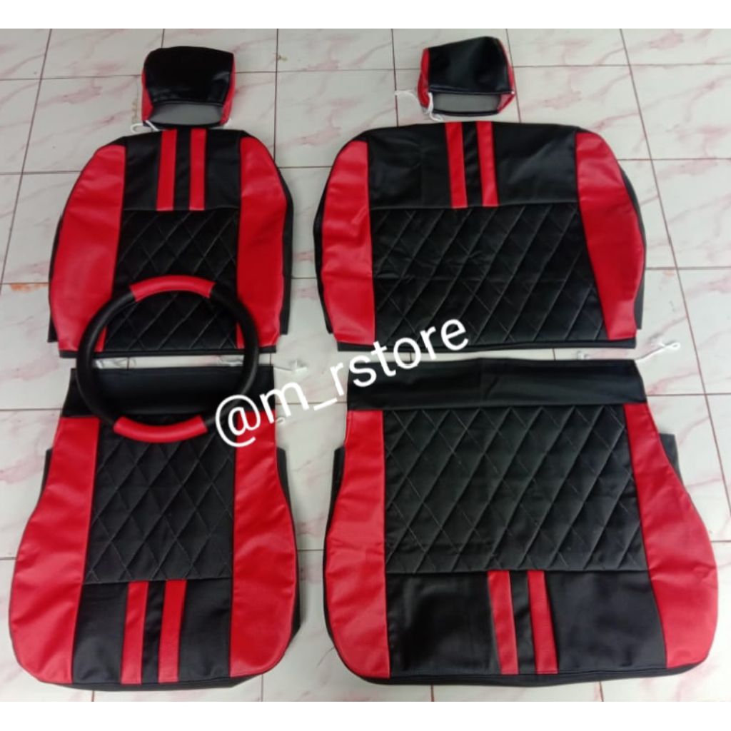 Sarung Jok Mobil Kijang Kapsul Pick Up, Kijang Super Pick Up Bonus Sarung Setir