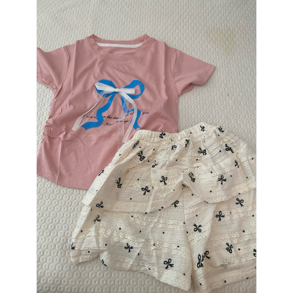 (NEW) Set celana pita brukat anak 4 tahun