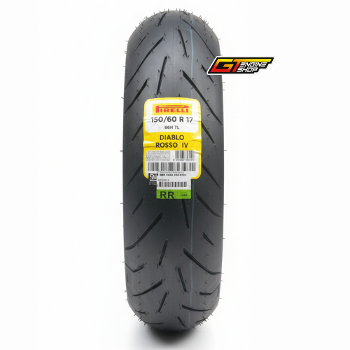 BAN PIRELLI DIABLO ROSSO IV 4 150/60-17 BAN BELAKANG 150 60 17 PIRELLI DIABLO ROSSO IV 4 150/60-17