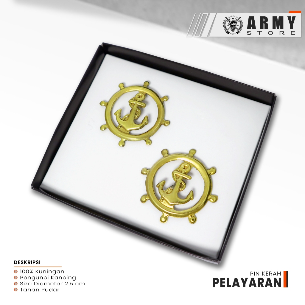 pin corpsteken jangkar/pin corpsteken pelayaran