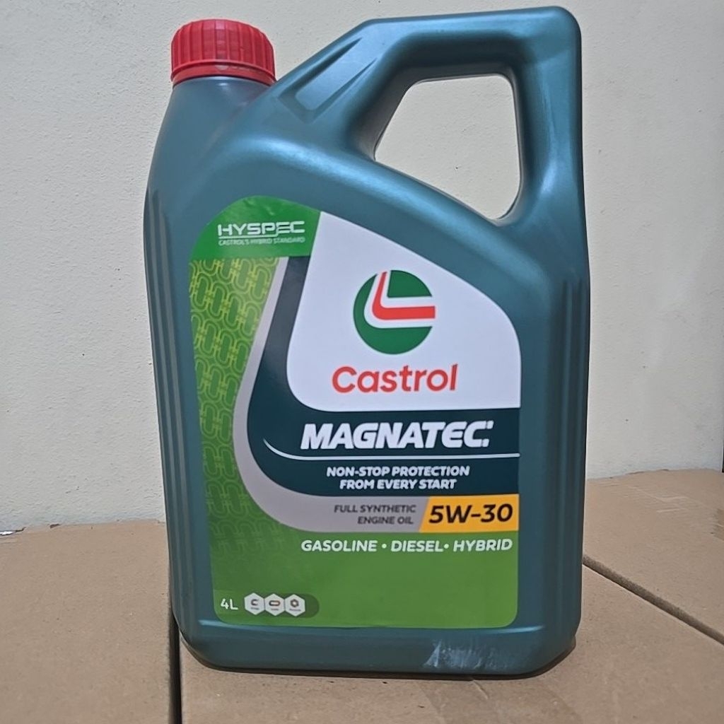 Oli Mesin Mobil Castrol MAGNATECH HYSPEC 5W-30 (4 ) castrol 5w30 fully synthetic