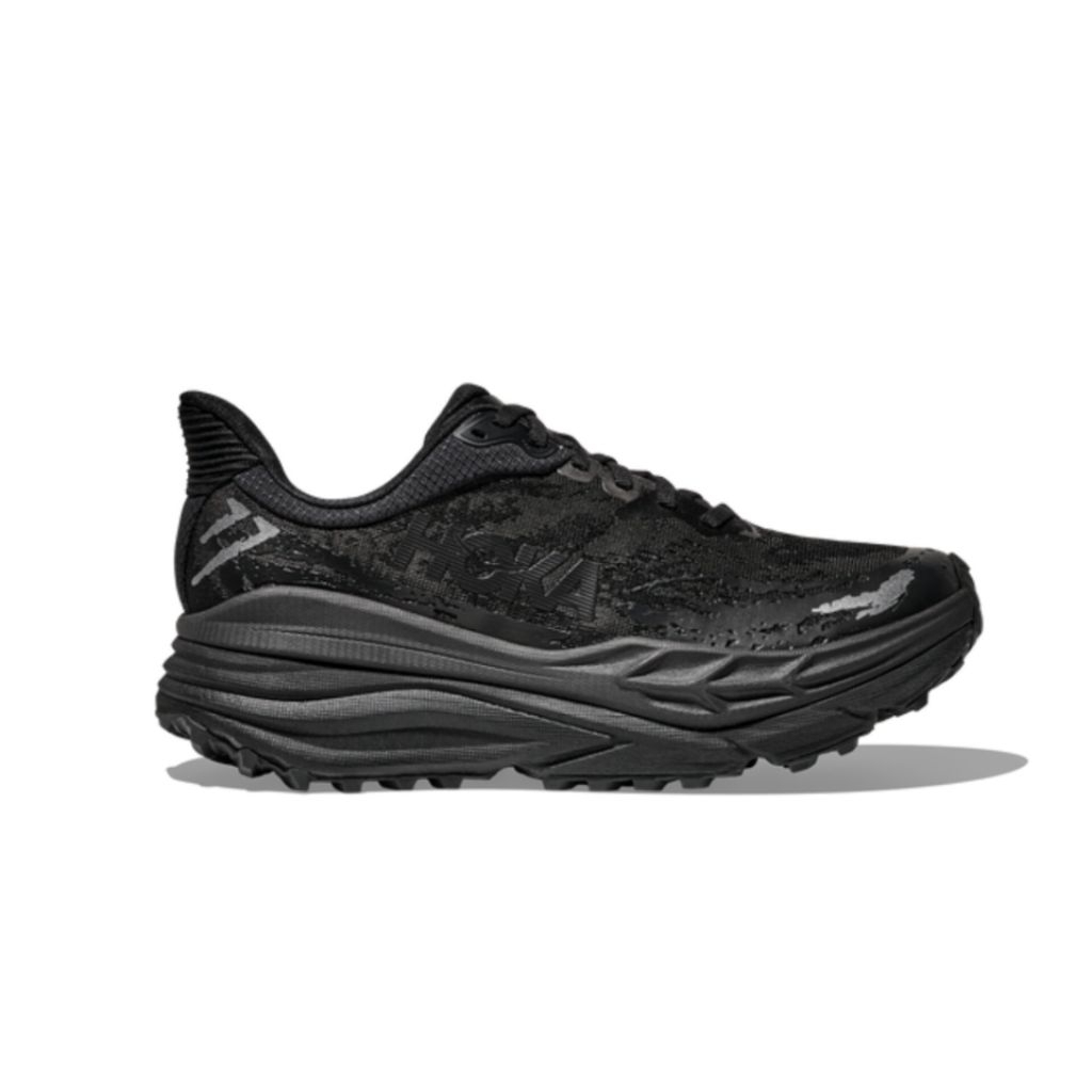 Sepatu Trail Running Hoka Stinson 7 Black