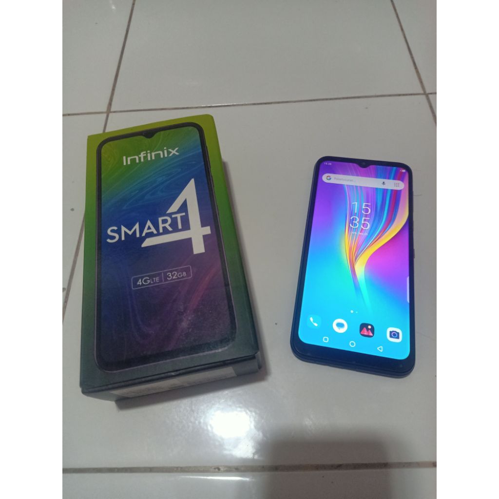 Handphone Infinix smart 4 second fullset