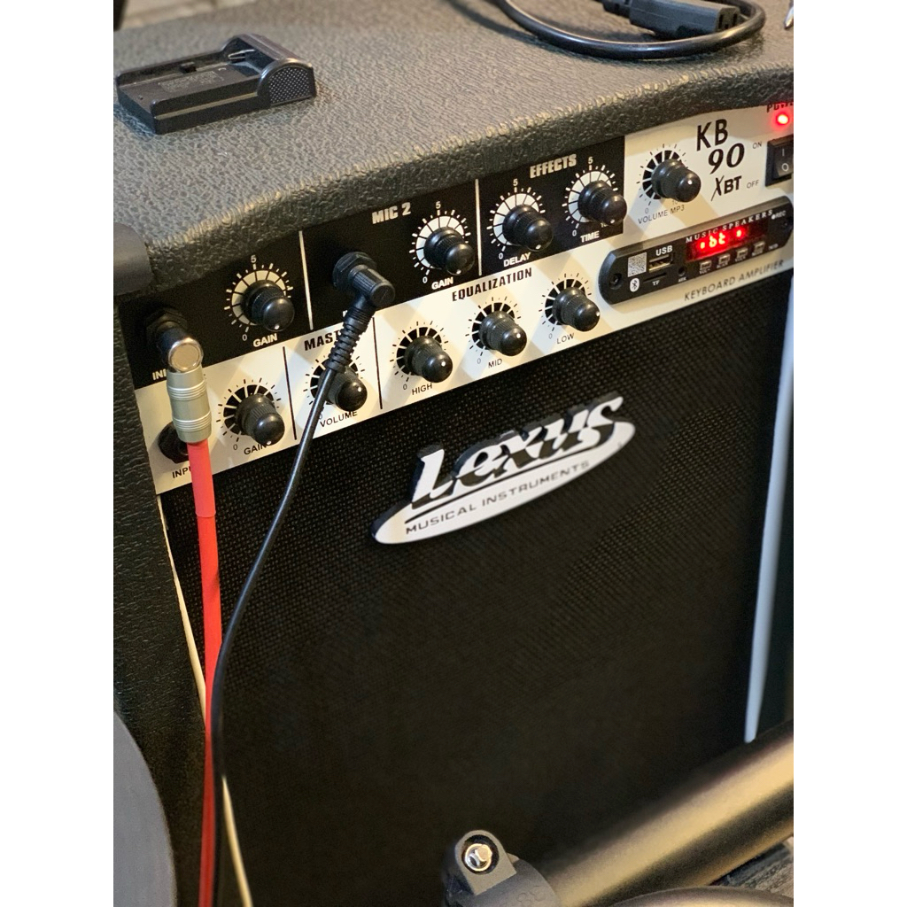 AMPLI KEYBOARD LEXUS KB90 XBT 3INPUT BISA DI BUAT KARAOKE