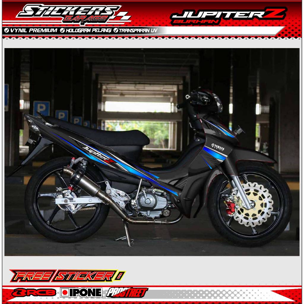 STRIPING VARIASI YAMAHA JUPITER Z BURHAN / STICKER LIST VARIASI MOTOR JUPITER Z BURHAN
