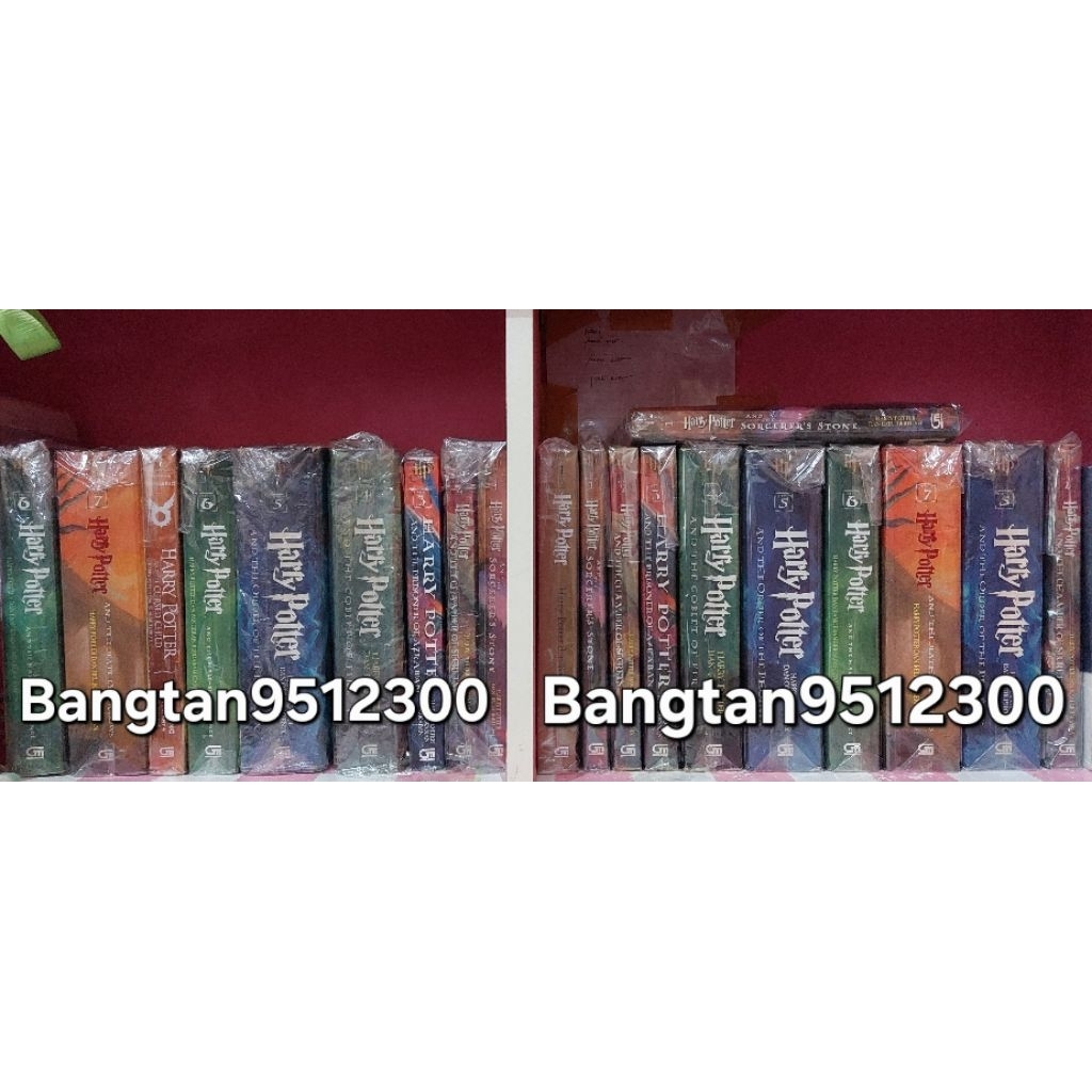 Harry Potter Cover Lama Bekas Buku Pribadi