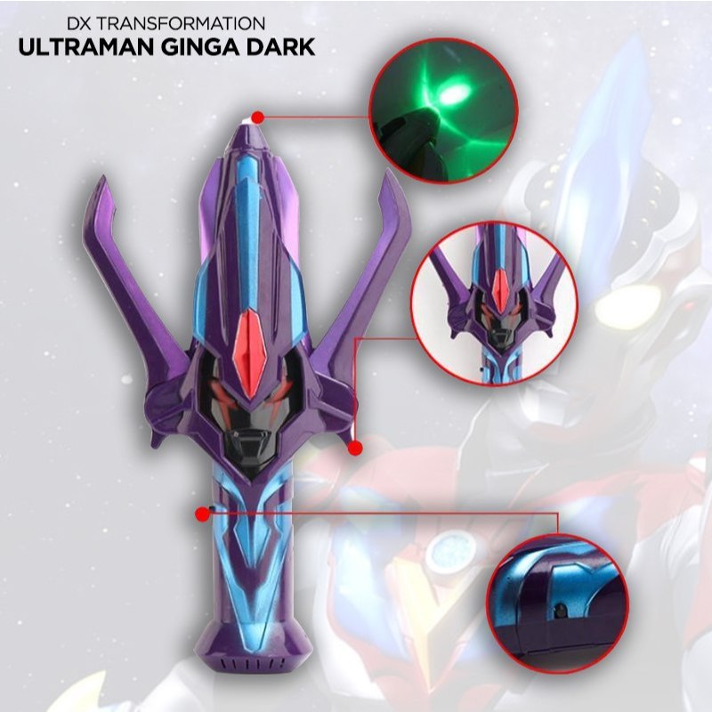 Koleksi Mainan Ultraman Dark Ginga DX Spark - Changer Senjata Ultramen Anak Alat berubah monster ult