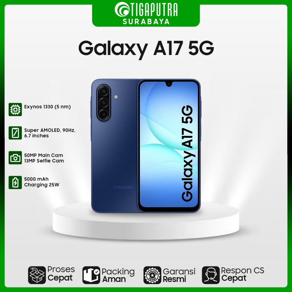 Samsung Galaxy A17 5G (Ram 8GB, Rom 256GB, AMOLED 90Hz)