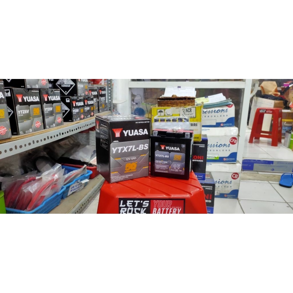 Aki motor Yuasa YTX7L-BS