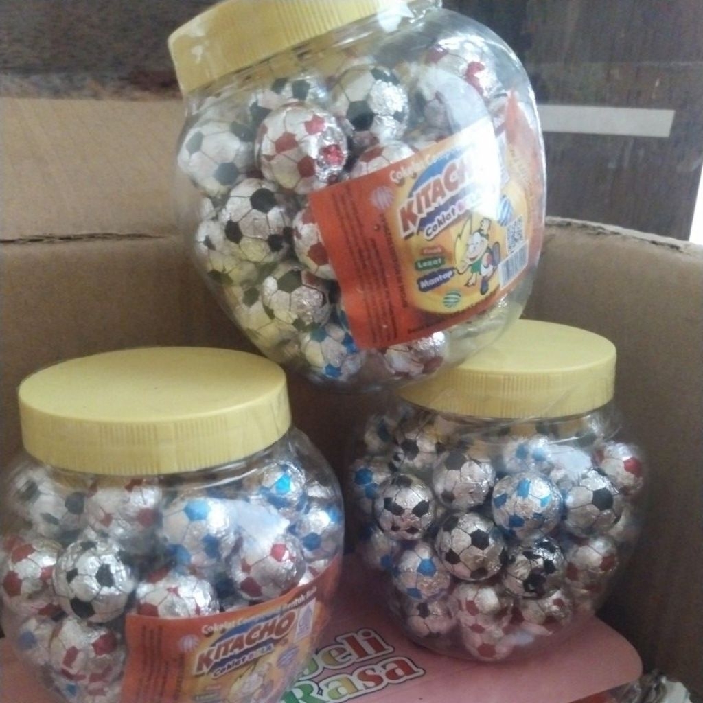 kitacho coklat bola 1toples 65 biji