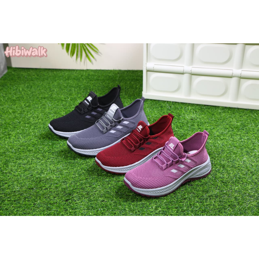 HibiWalk Sepatu Sneakers Sport Unisex Pria Wanita Sepatu Couple Sepatu Pasangan Training – Nyaman Di