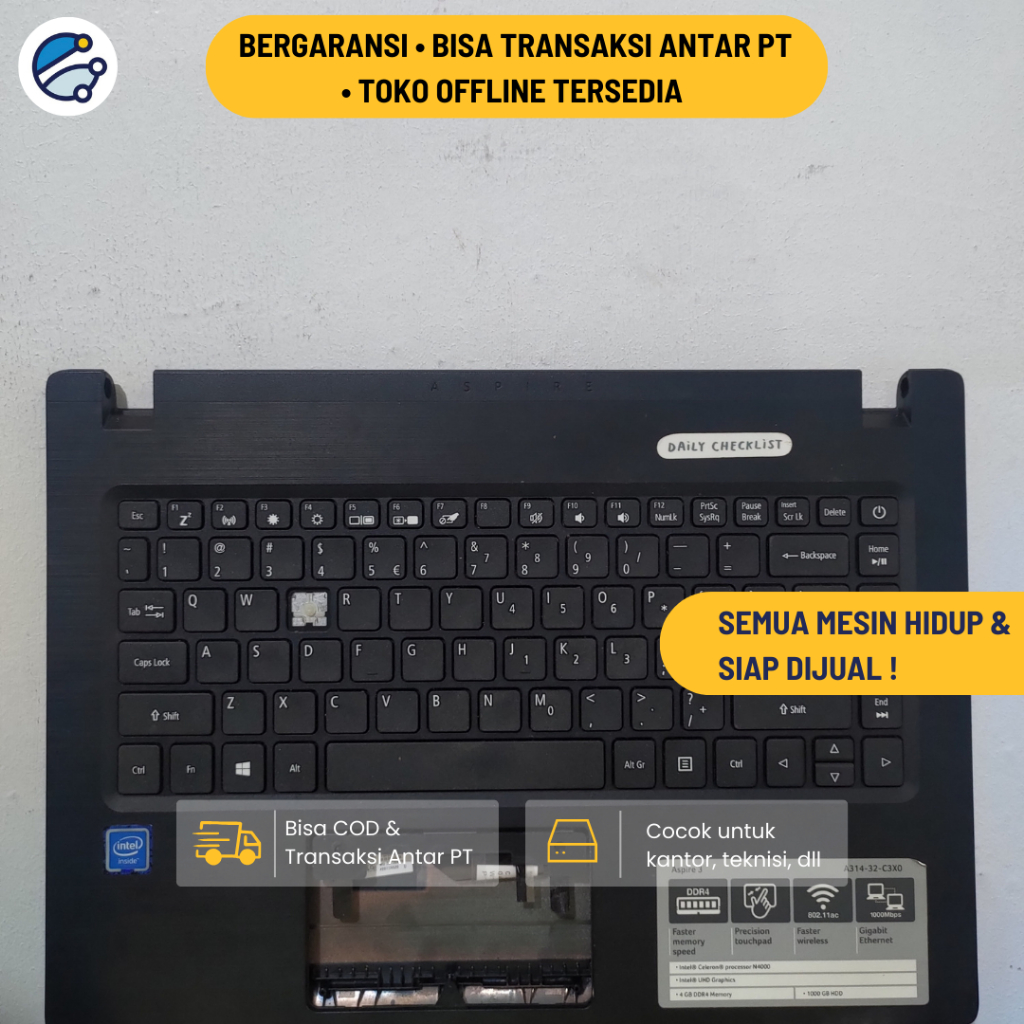 Motherboard Laptop / Mobo Laptop / Mainboard Laptop / Mesin Laptop Copotan / Board Laptop Pretelan /