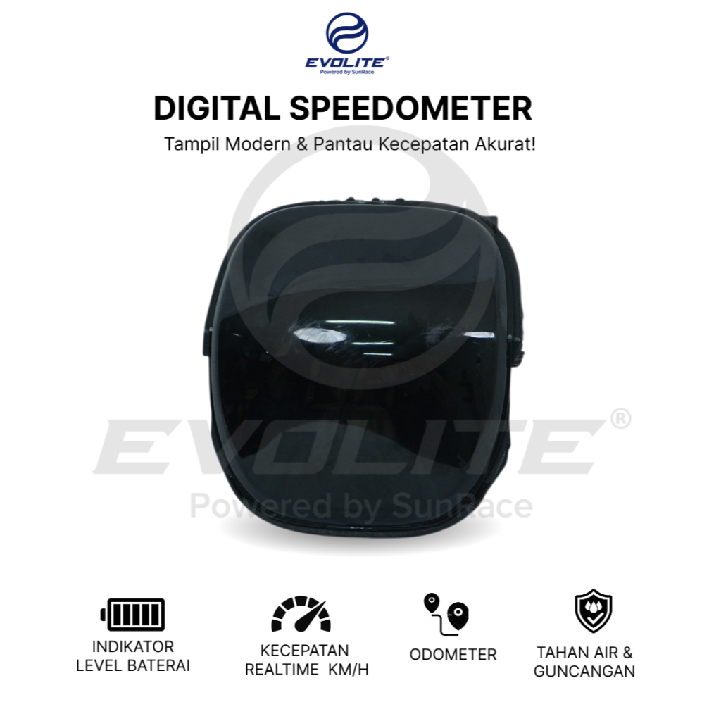 DIGITAL SPEEDOMETER / METER DIGITAL SEPEDA LISTRIK EVOLITE