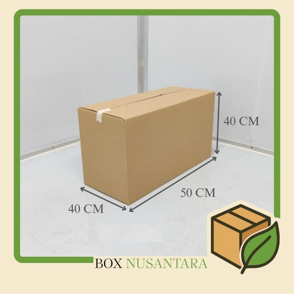 Corrugated Carton Box - Kardus Box Polos 50 x 40 x 40 cm