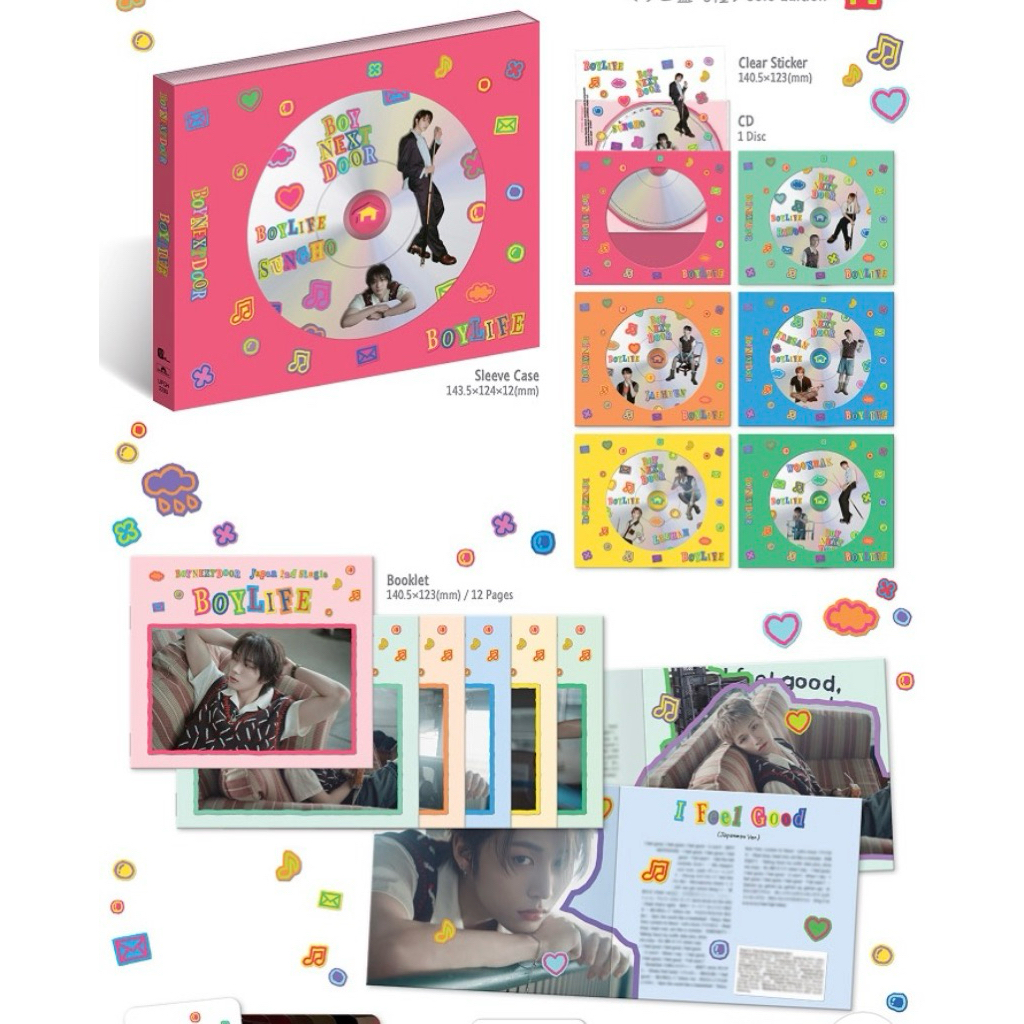 [ALBUM ONLY BOYLIFE SOLJACK] BOYNEXTDOOR BOYLIFE Soljack Sungho, Riwoo, Jaehyun, Woonhak Ver.