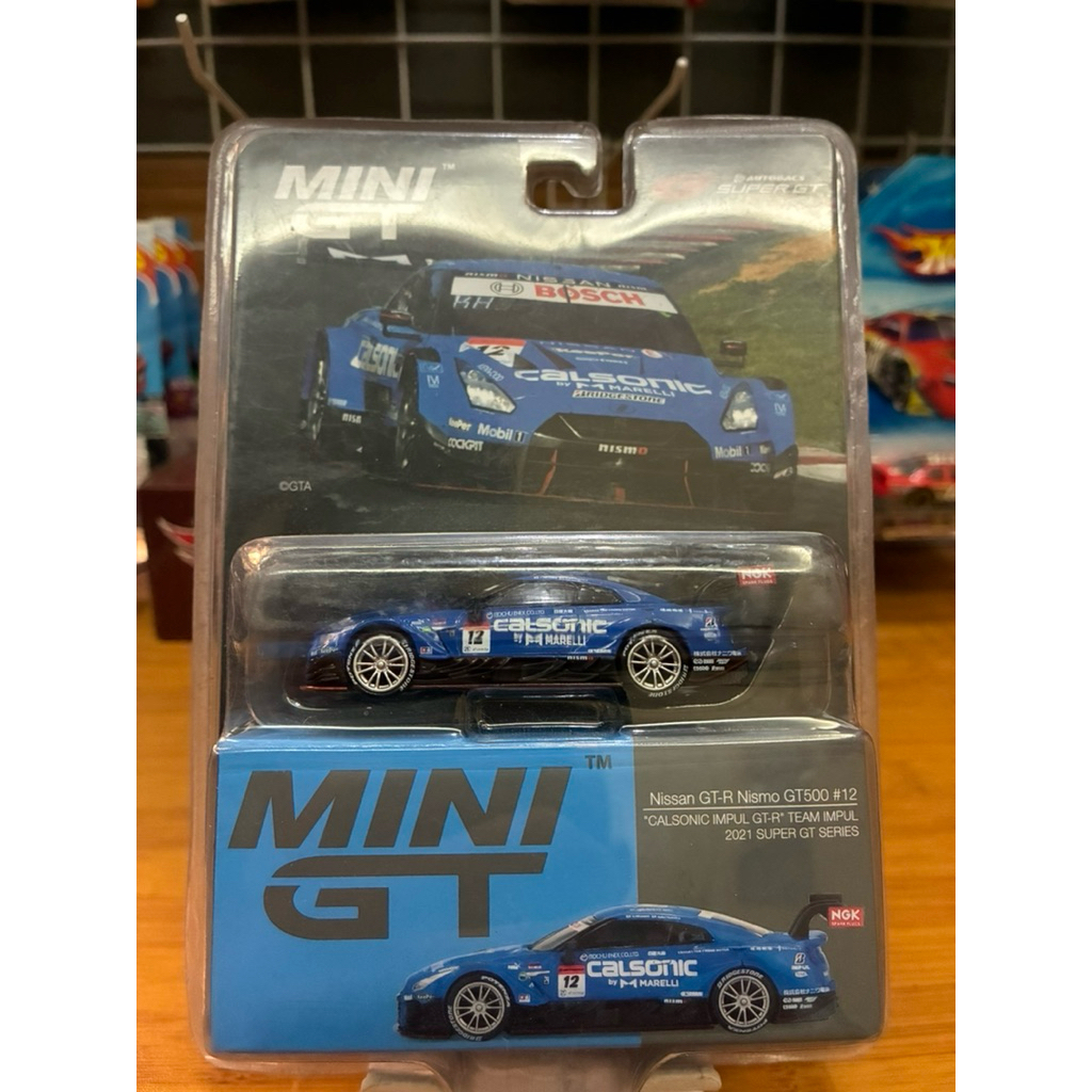 Mini GT 636 Nissan GT-R Nismo GT500 #12 Team Impul 2021 SUPER GT SERIES Calsonic
