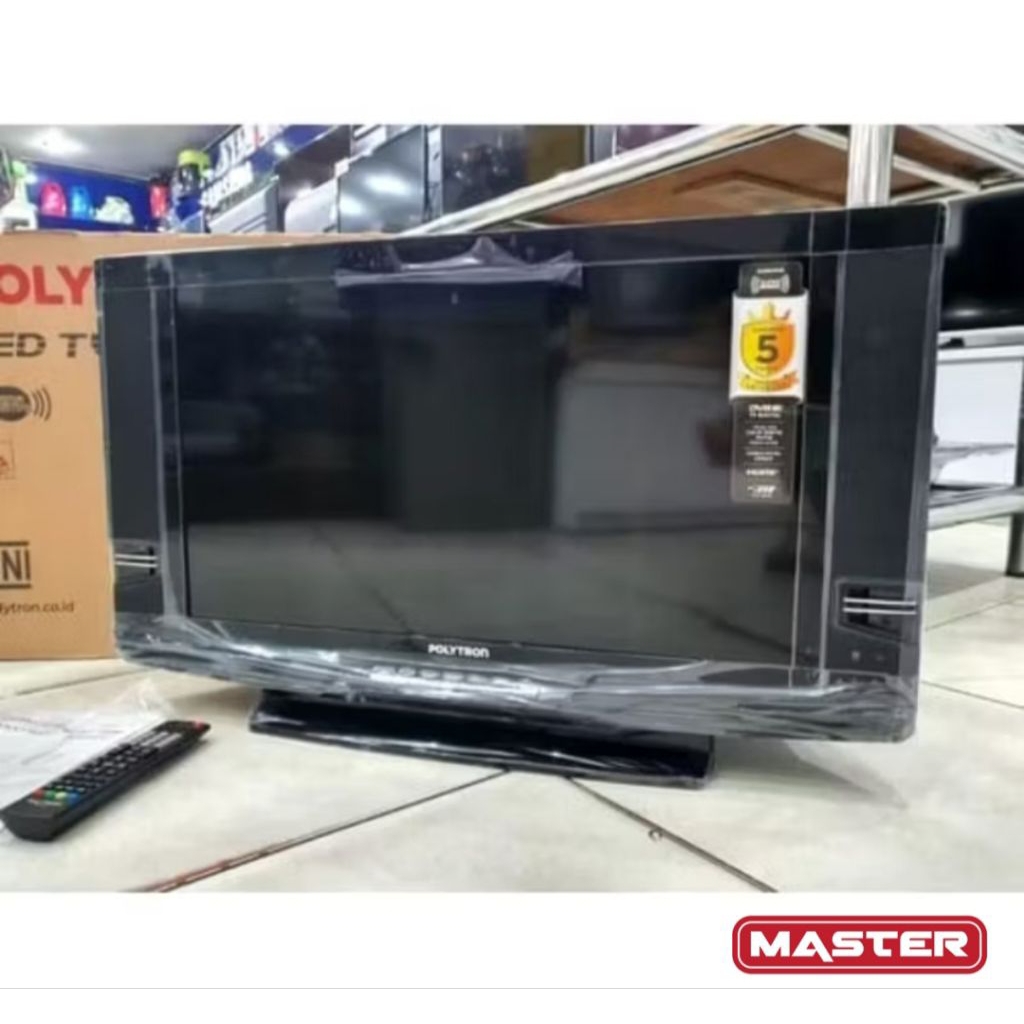 POLYTRON TV TABUNG 24 INC SUDAH DIGITAL TV DAN BISA USB 24V123 GARANSI 5 TAHUN