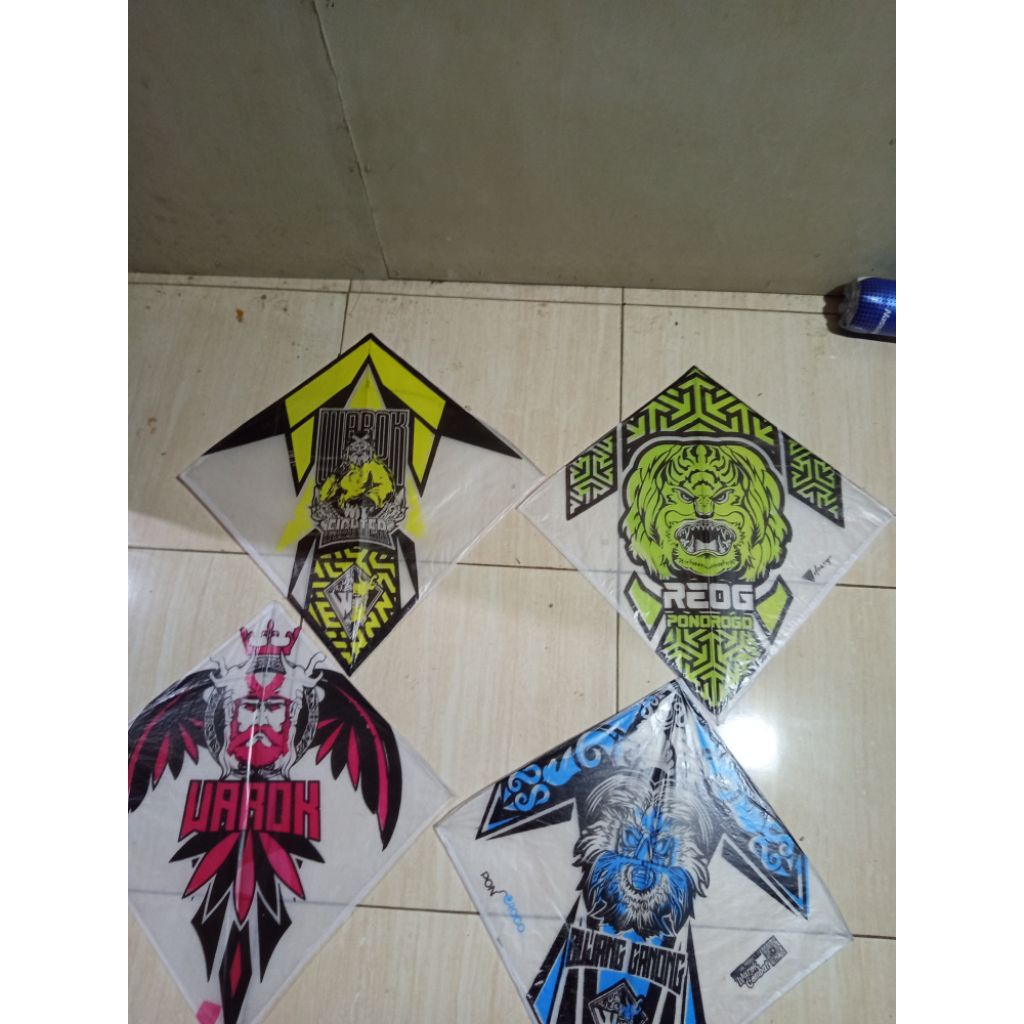 layangan spesial warok lilitan super isi 50 pcs original 100%