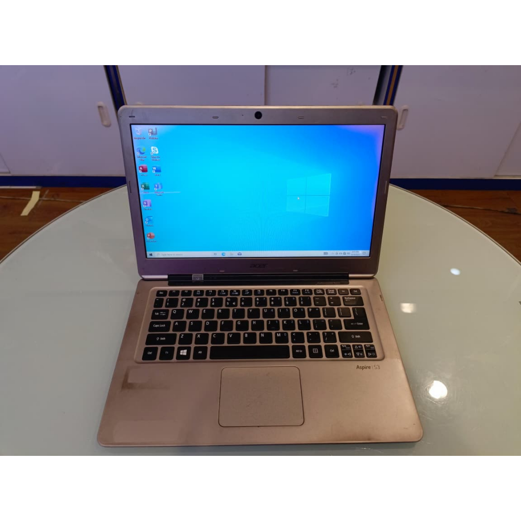 Laptop Second Acer Aspire S3 | Intel Core i7 Gen 3 RAM 4GB HDD 500 GB Layar 14 Inch | Mulus & Bergar